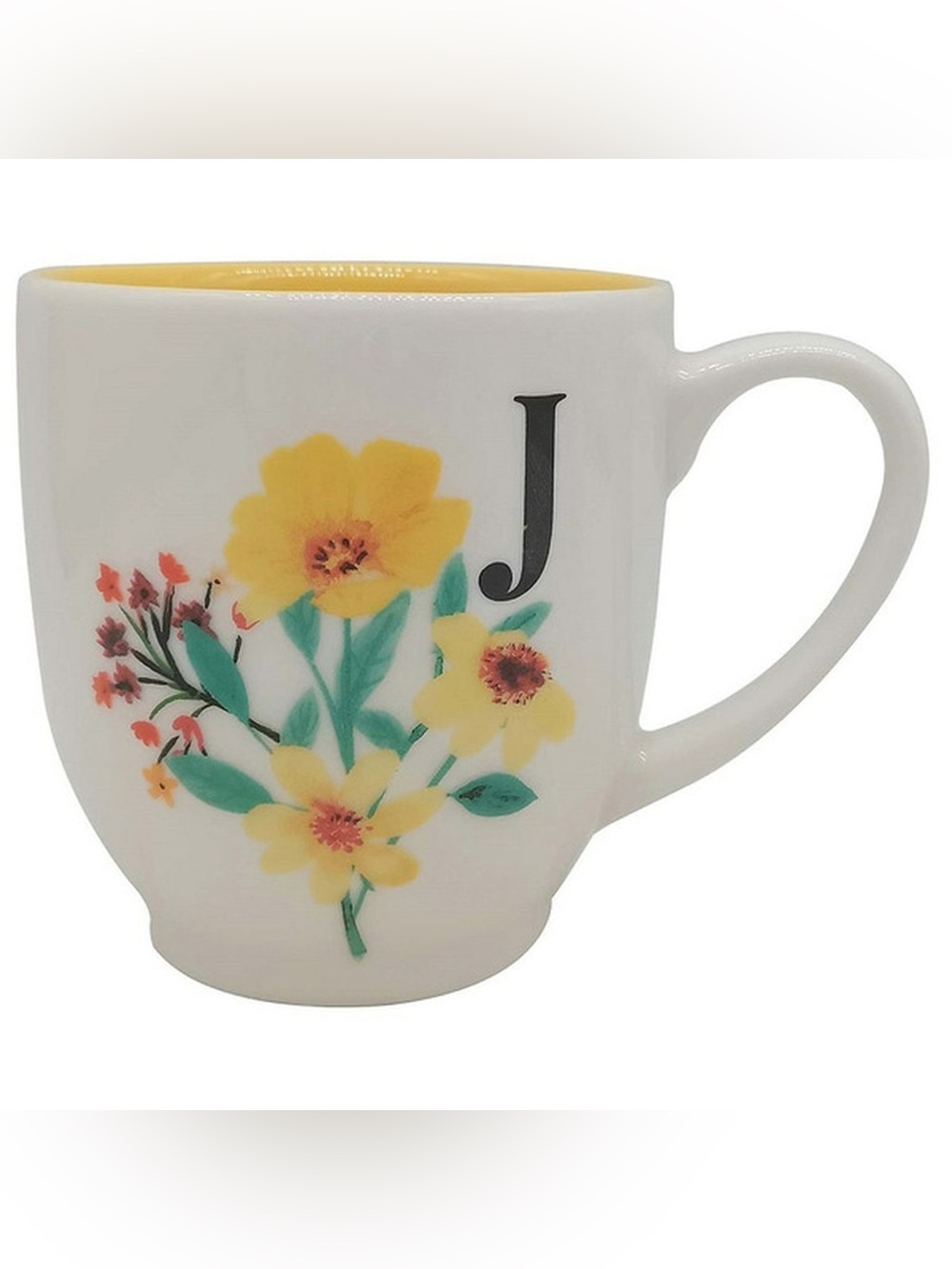 MODERN EXPRESSIONS MONOGRAM MUG LETTER  J  NEW